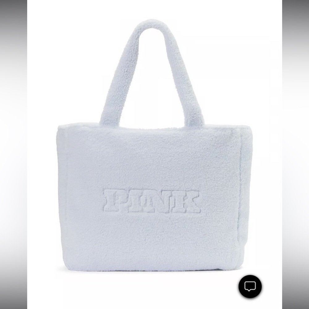 NWT PINK Victoria's Secret Soft Tote - Light Blue